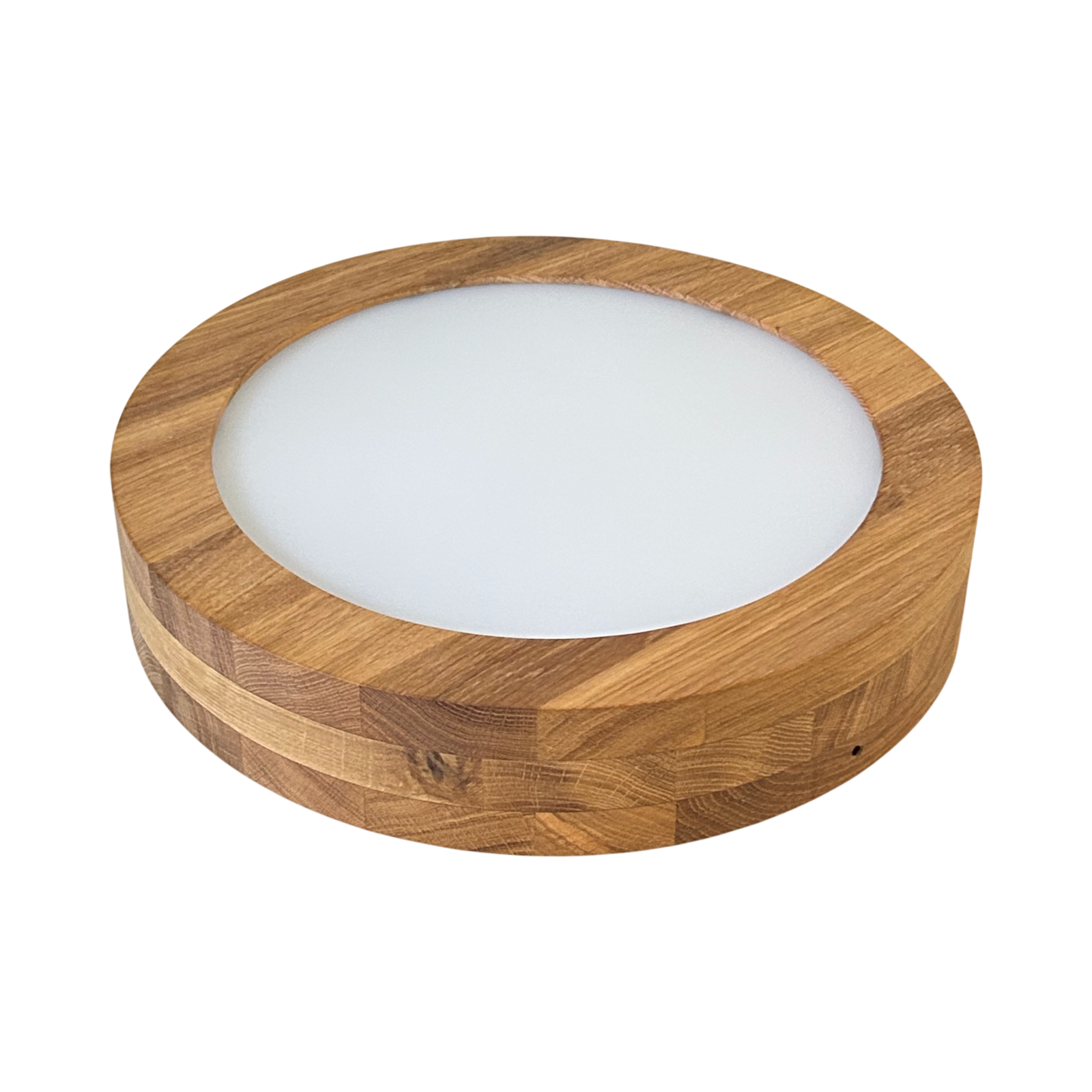 Dřevěná kulatá svítidla Bright Light